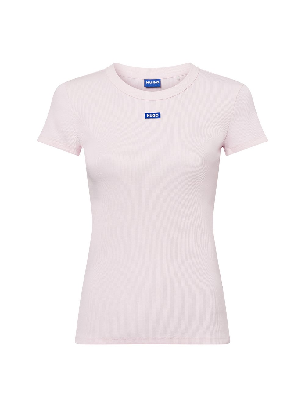 HUGO BLUE Koszulka damska - Easy Tee_B Kobiety Bawełna różowy, XS