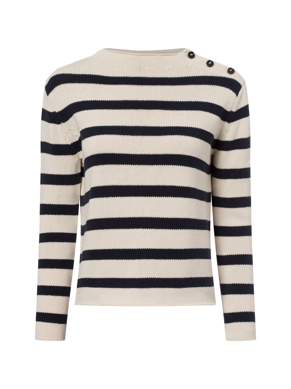 Weekend Max Mara Sweter damski z dzianiny - Maglia Kobiety Bawełna niebieski|biały, XS