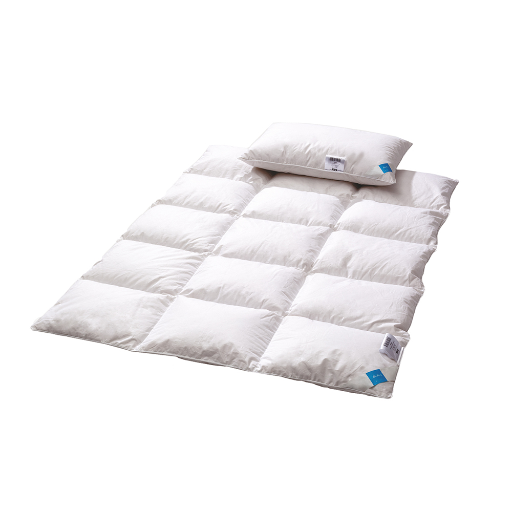 Zestaw Dziecięcy Półpuch AMZ 90x120 cm Różowy puch gęsi 20% oraz 80% miękkich, drobnych piórek , atest PZH, poduszka+kołdra