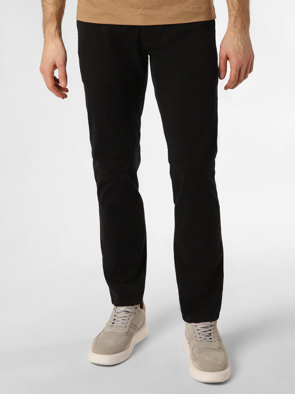 BOSS Orange Spodnie - Chino Slim Mężczyźni czarny, 36-32