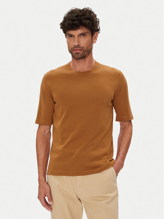 K-Way T-Shirt Combe K4126SW Brązowy Regular Fit