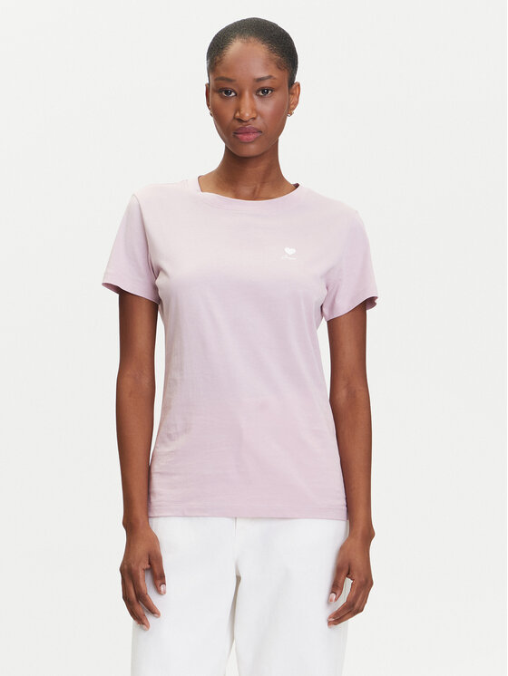 BOSS T-Shirt C_Esogo_3 50545288 Różowy Regular Fit
