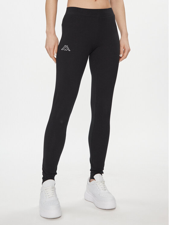 Kappa Legginsy Zapri 303MJB0 Czarny Slim Fit