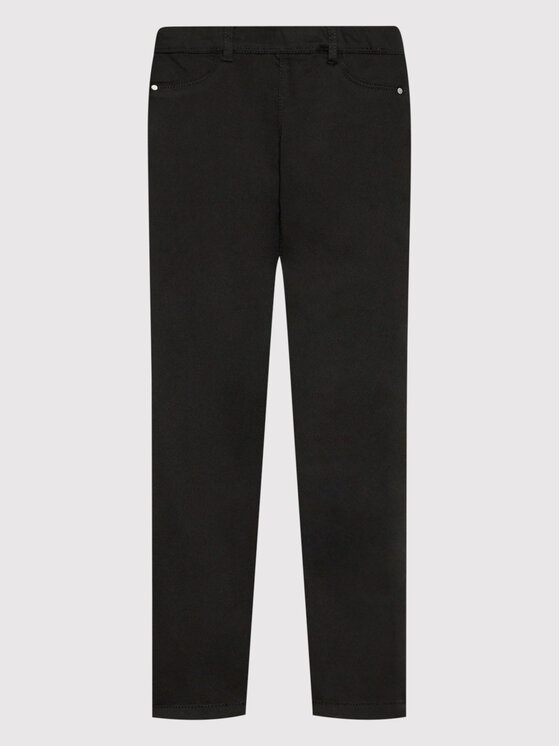 NAME IT Spodnie materiałowe 13148781 Czarny Skinny Fit