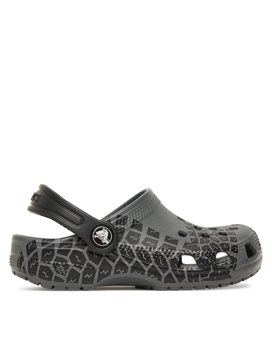 Crocs Klapki Kids Tire Print Classic Clog 211261 Szary