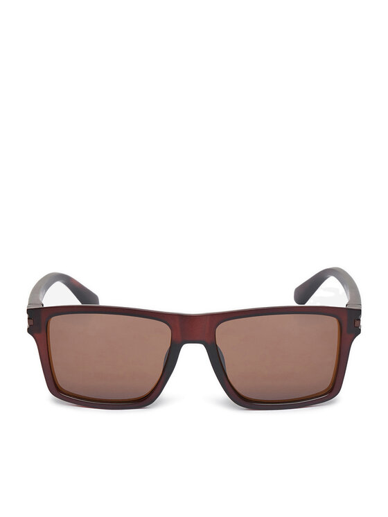 Quiksilver Okulary przeciwsłoneczne QS-MA-007-SS25 Brązowy