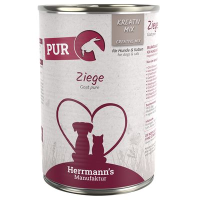 Herrmann's Czyste Mięso Kreativ-Mix / Bio, 6 x 400 g - Koźlina