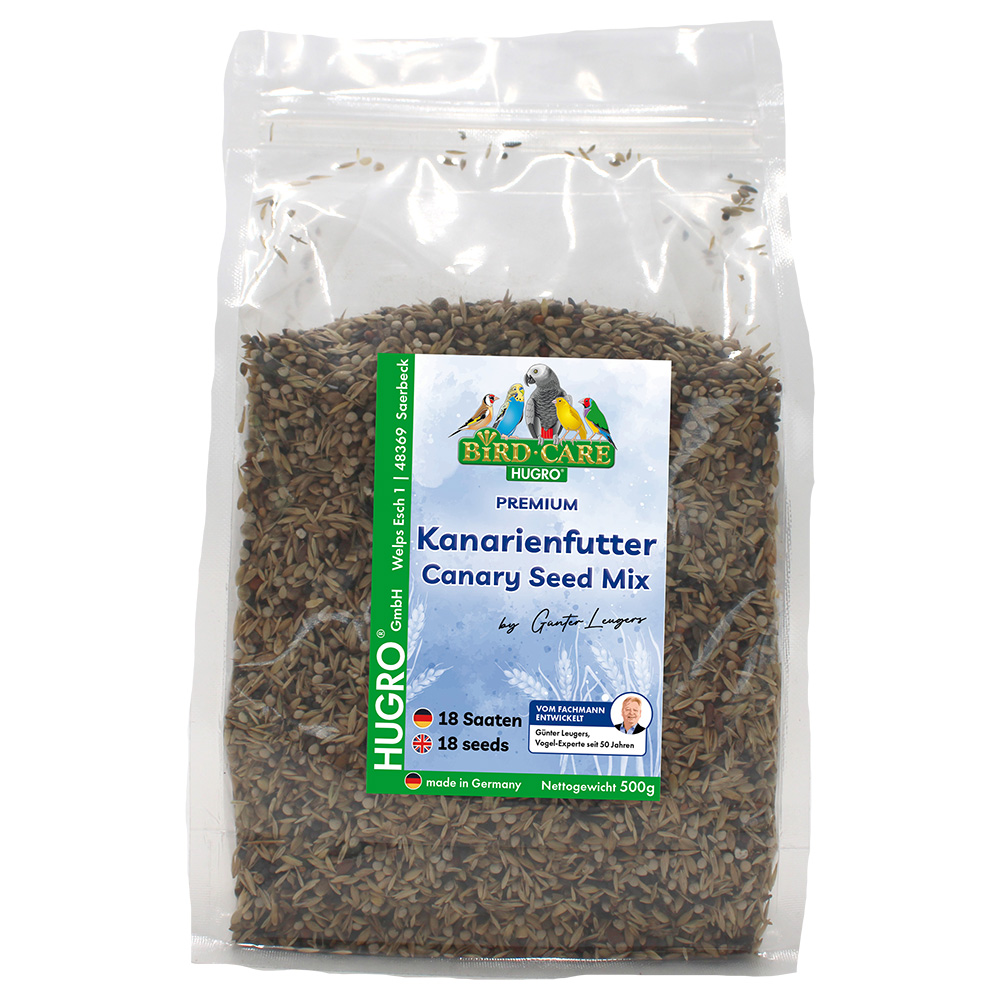 Hugro pokarm dla kanarków, 18 nasion - 2 x 500 g