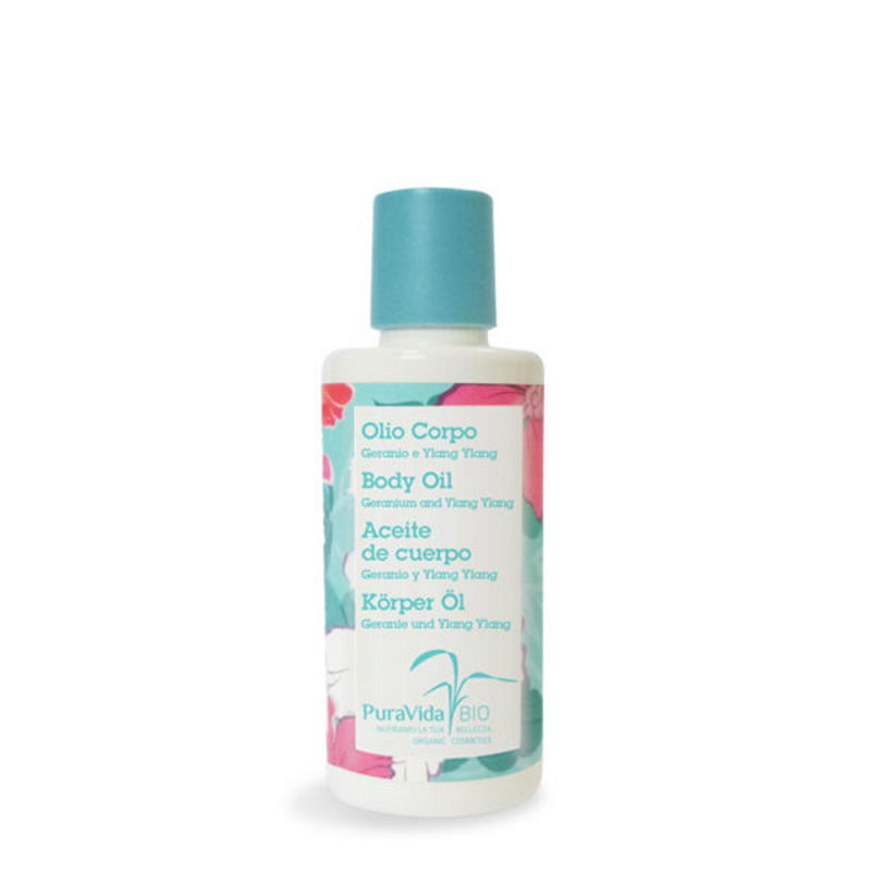 Puravida Bio Experience Line, Olejek do ciała Geranium & Ylang Ylang, 150ml
