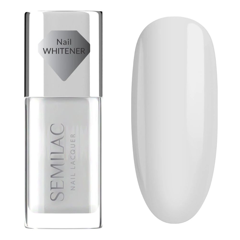 Semilac 100 Lakier Klasyczny Nail Lacquer Nail Whitener 9 ml