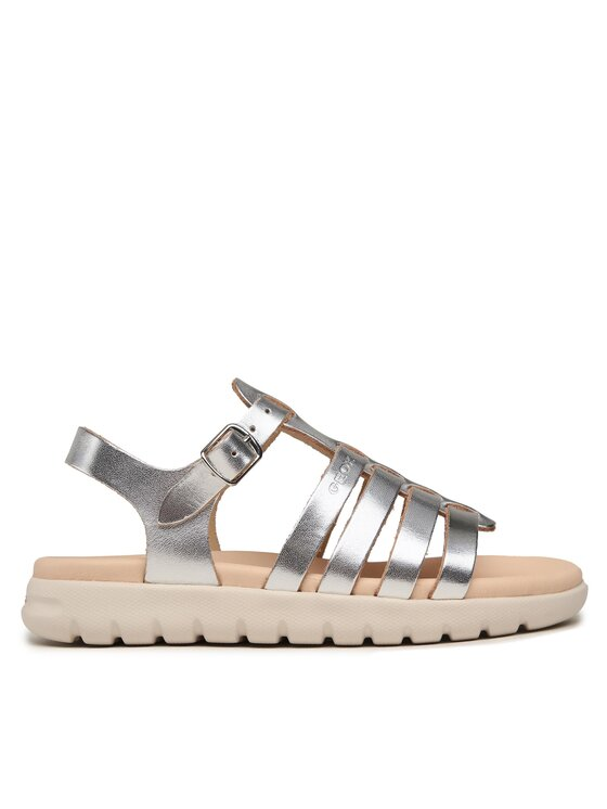Geox Sandały J Sandal Soleima Gir J35GSB 000CF C1007 S Srebrny