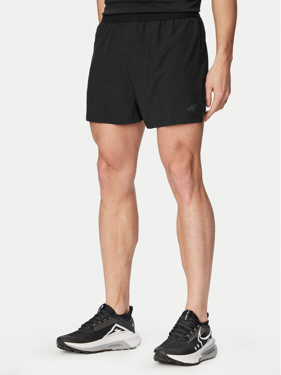 4F Szorty sportowe 4FWSS24TFSHM489 Czarny Regular Fit