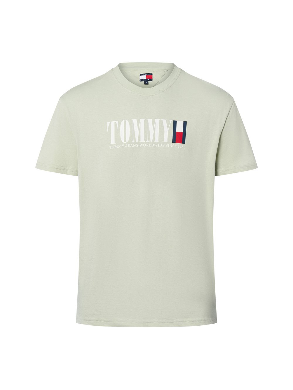 Tommy Jeans Koszulka męska Mężczyźni Bawełna zielony, S