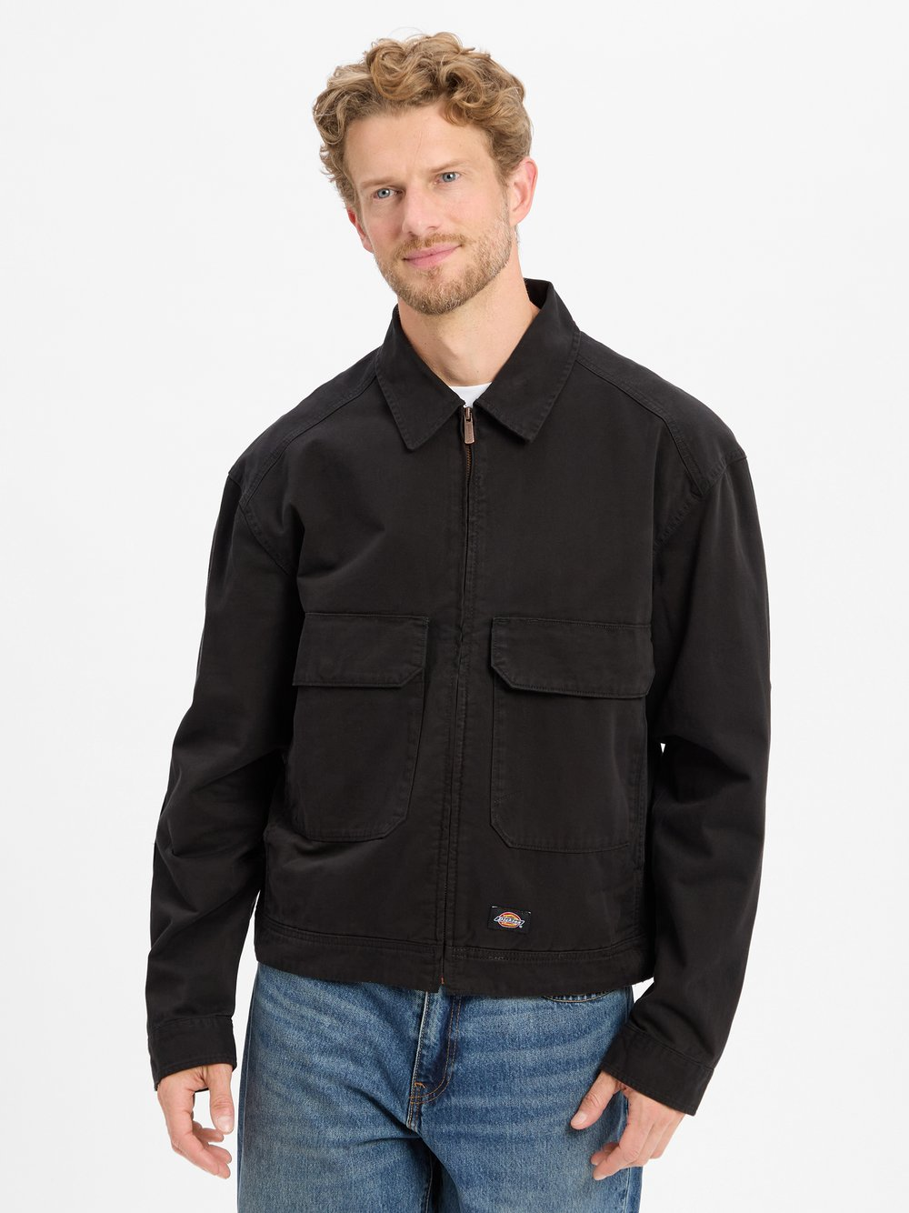 Dickies Męska kurtka bawełniana - Fort Smith Mężczyźni czarny, XL