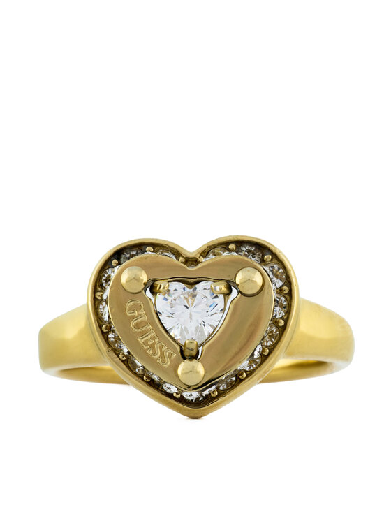 Guess Pierścionek JUBR05 552JW Złoty miniaturka