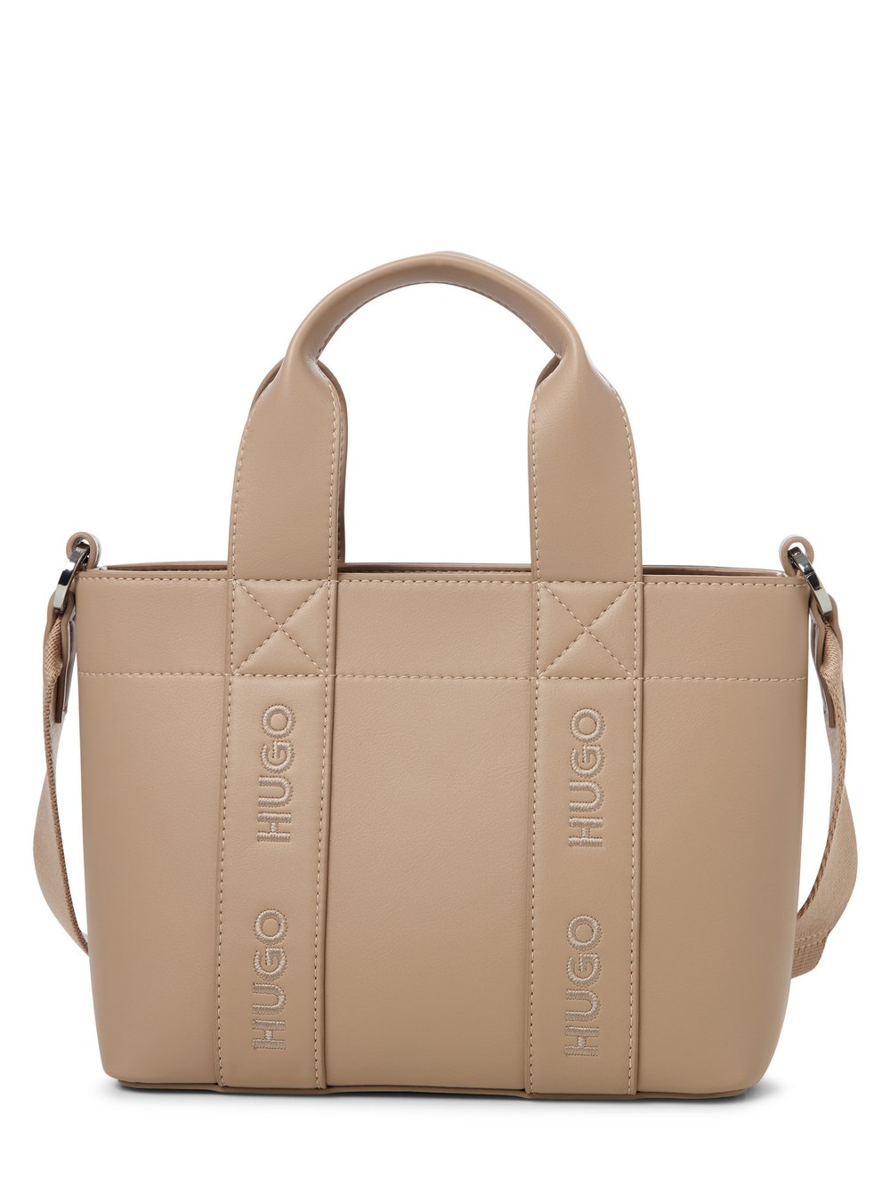 HUGO Damska torba na ramię - Becky Kobiety Sztuczna skóra brązowy, ONE SIZE