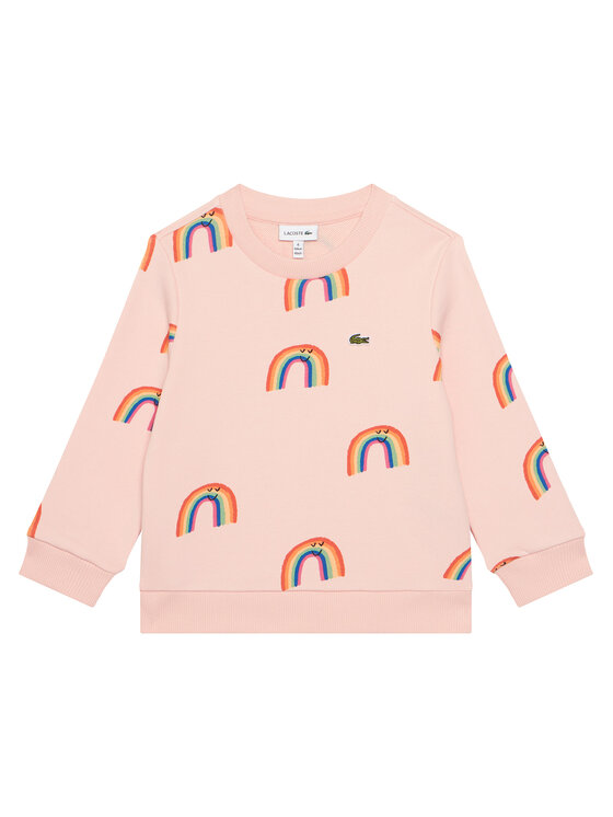 Lacoste Bluza SJ8433 Różowy Regular Fit