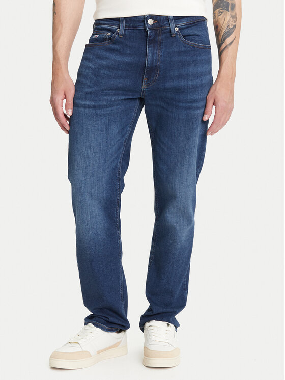 Tommy Jeans Jeansy Ryan DM0DM21892 Granatowy Slim Fit