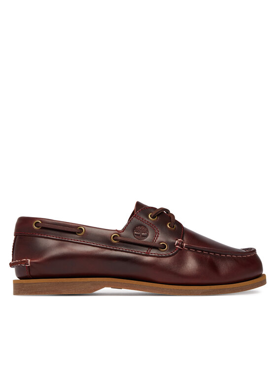 Timberland Półbuty Classic Boat TB0A2Q9XEIW1 Bordowy