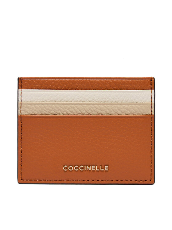Coccinelle Etui na karty kredytowe M10 Metallic Tri Color E2 M10 12 95 01 Brązowy
