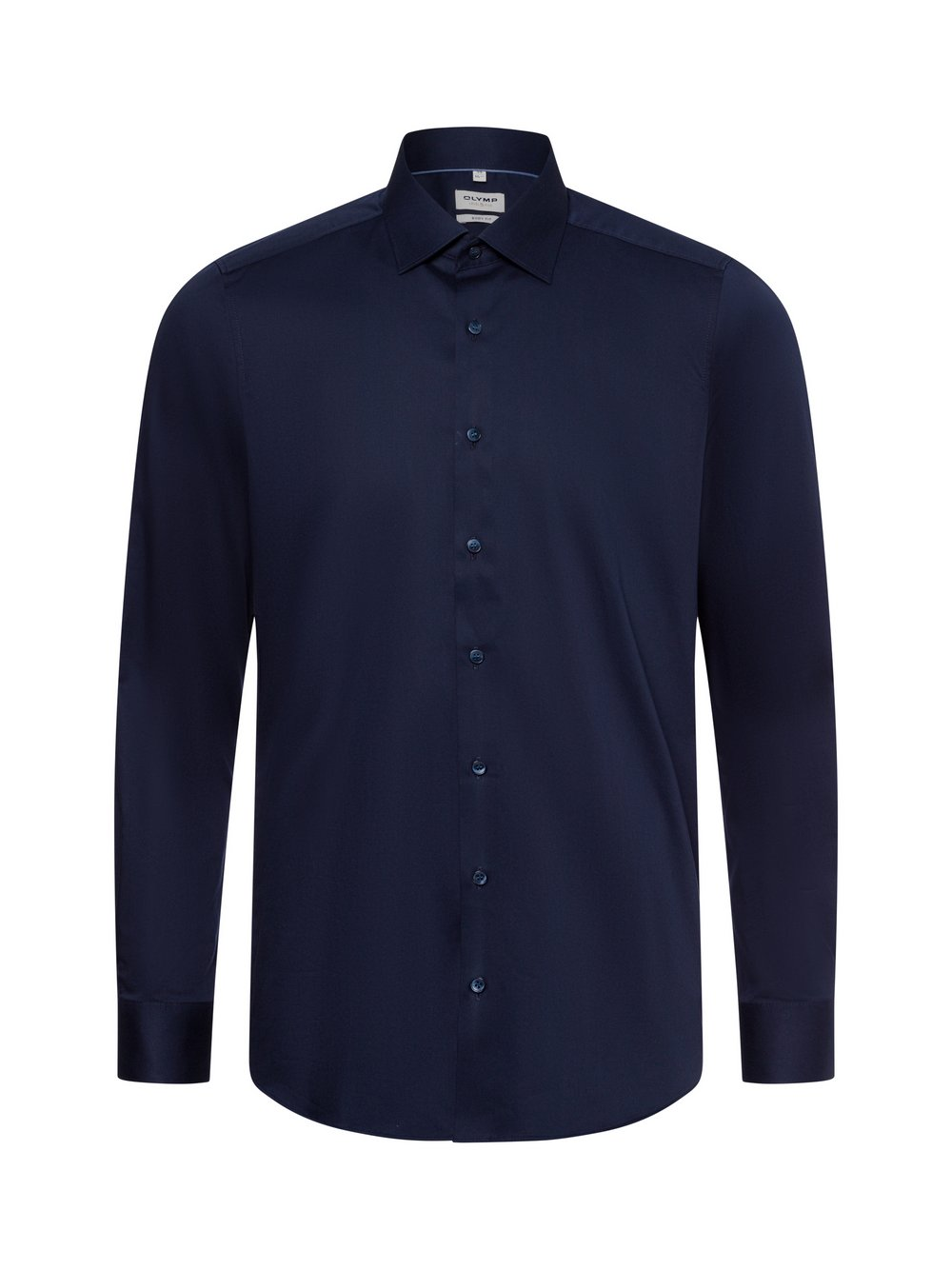 Olymp Level Five Olymp - Męska koszula biznesowa Mężczyźni Slim Fit Bawełna niebieski, 42