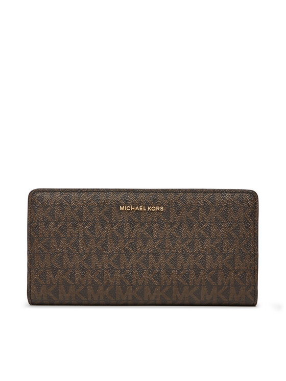 MICHAEL Michael Kors Duży Portfel Damski Bryant 32S5GYTP3B Brązowy