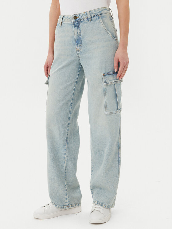 Guess Jeans Jeansy W5RA1R D5M51 Błękitny Regular Fit