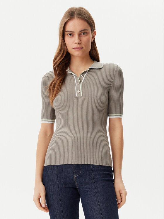 Guess Polo W5GR37 Z3L10 Zielony Regular Fit