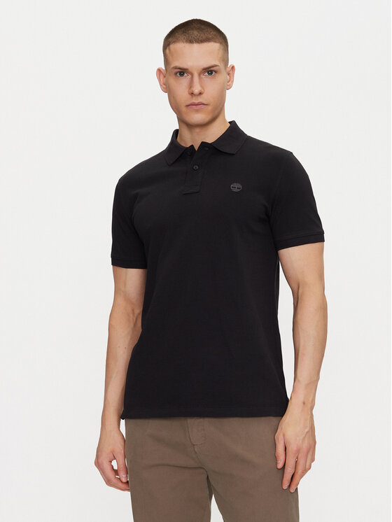 Timberland Polo TB0A6VDP Czarny Regular Fit