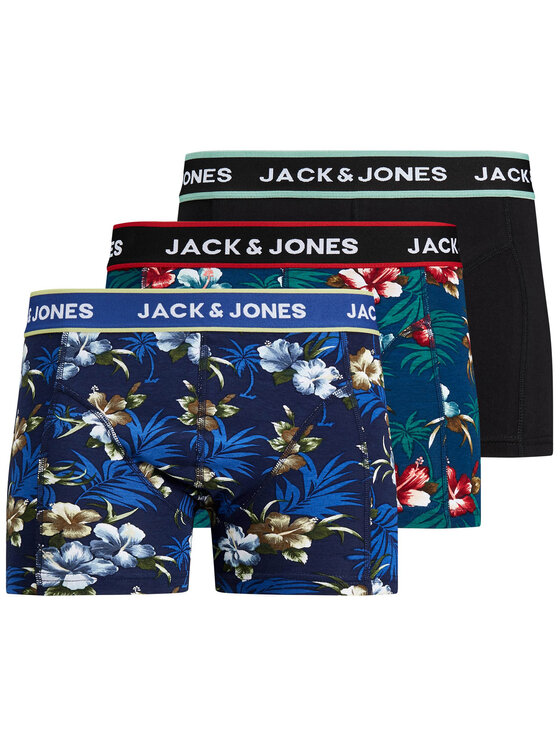 Jack & Jones Komplet bokserek Flower 12171253 Kolorowy