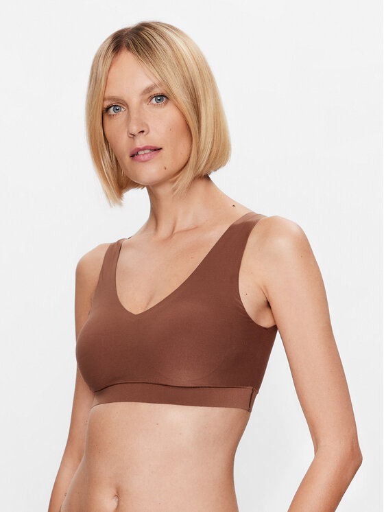 Chantelle Biustonosz top Soft Stretch C16A10 Brązowy miniaturka