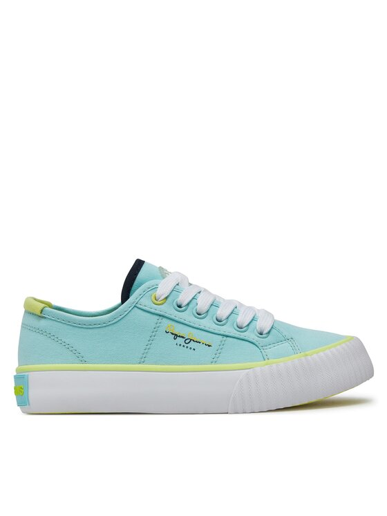 Pepe Jeans Tenisówki Ottis Basic G PGS30605 Niebieski