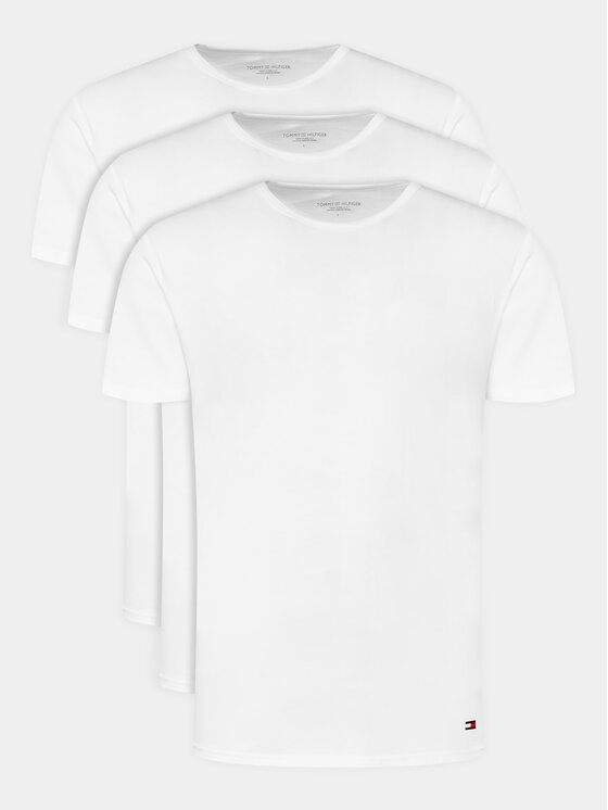 Tommy Hilfiger Komplet t-shirtów UM0UM03138 Biały Regular Fit