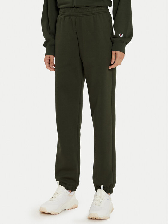 Champion Spodnie dresowe 117583 Zielony Regular Fit
