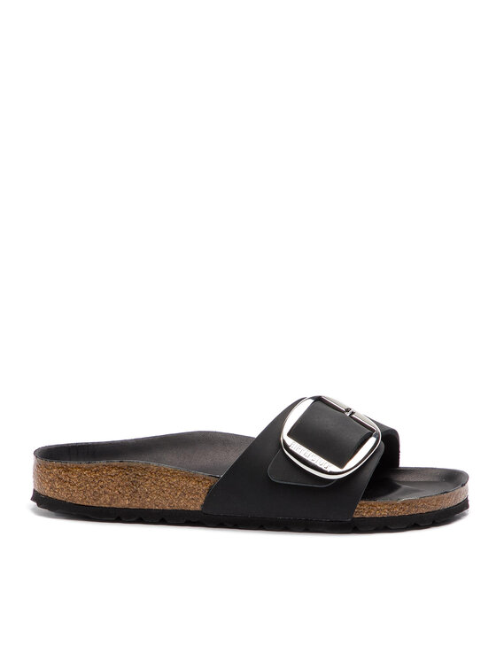 Birkenstock Klapki Madrid Big Buckle 1006523 Czarny