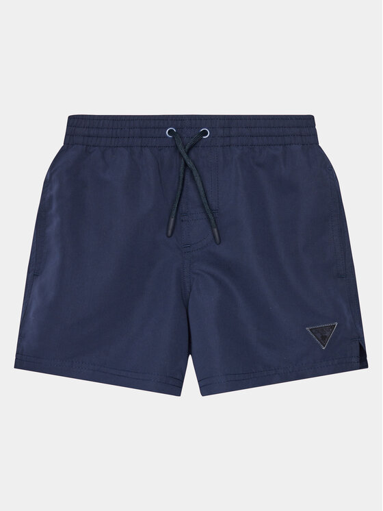 Guess Szorty sportowe L4GZ06 WG282 Granatowy Regular Fit