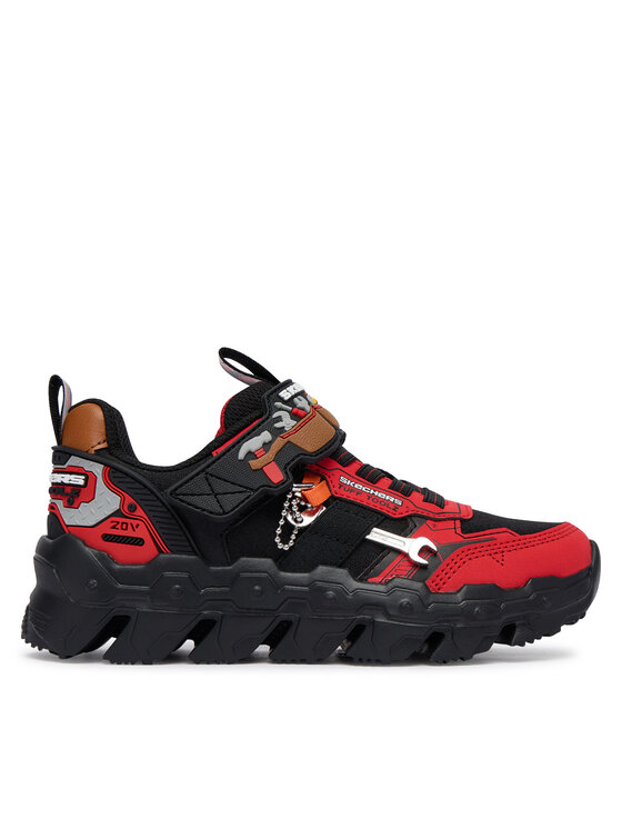 Skechers Sneakersy Mega-Flex Lite - Tuff Toolz 402130L/RDBK Czarny