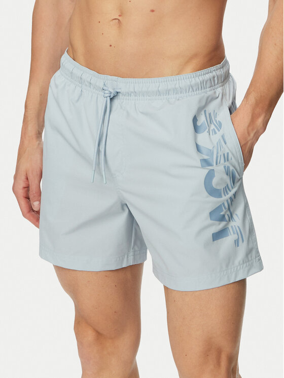 Jack & Jones Szorty kąpielowe Maui Wave 12291391 Niebieski jasny Regular Fit