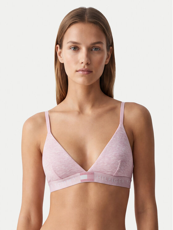 Tommy Hilfiger Biustonosz braletka UW0UW06040 Różowy jasny