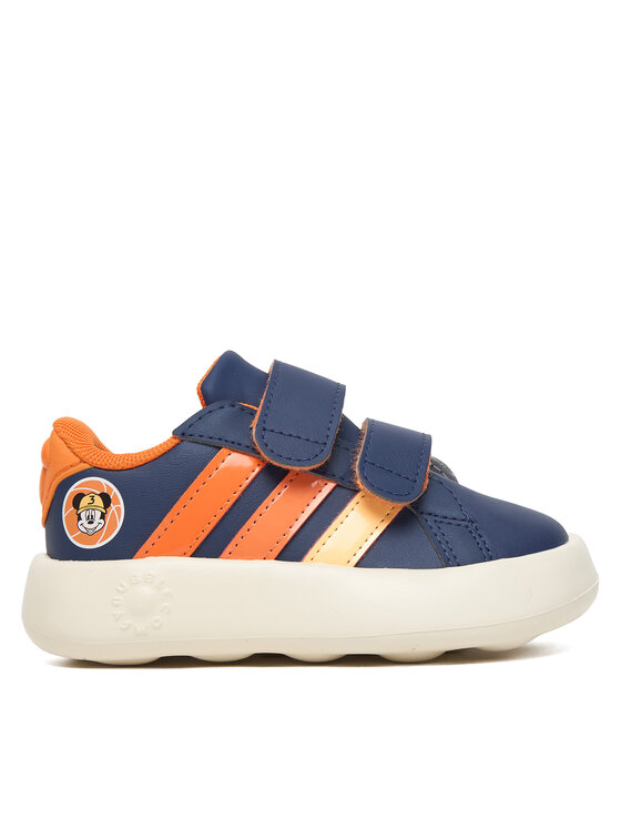 adidas Sneakersy Disney Mickey Mouse Grand Court JS2344 Granatowy