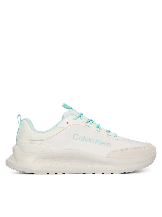Calvin Klein Sneakersy Light Eva Run Ess Lac Ny-Su Wmn HW0HW03293 Biały