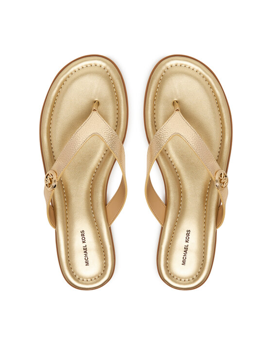 MICHAEL Michael Kors Japonki Ering Thong 40S6ERFS1M Złoty