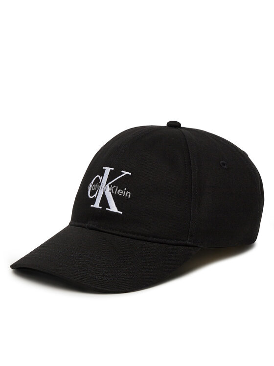 Calvin Klein Jeans Czapka z daszkiem Monologo LV04K5026G Czarny