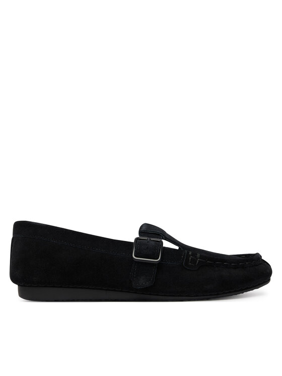 Clarks Mokasyny Freckle Tbar 26185903 Czarny