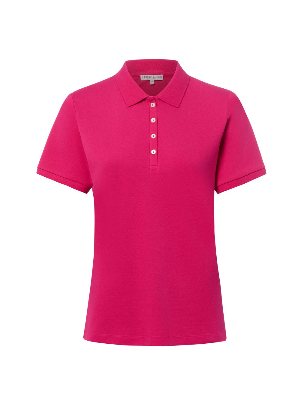 Marie Lund Damska koszulka polo Kobiety Bawełna wyrazisty róż, XL