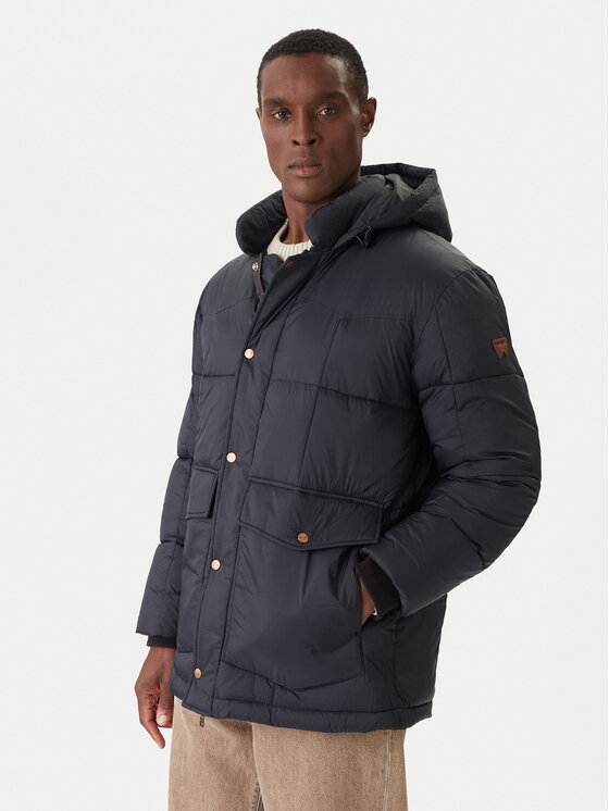 Wrangler Kurtka zimowa Parka 112371450 Czarny Regular Fit