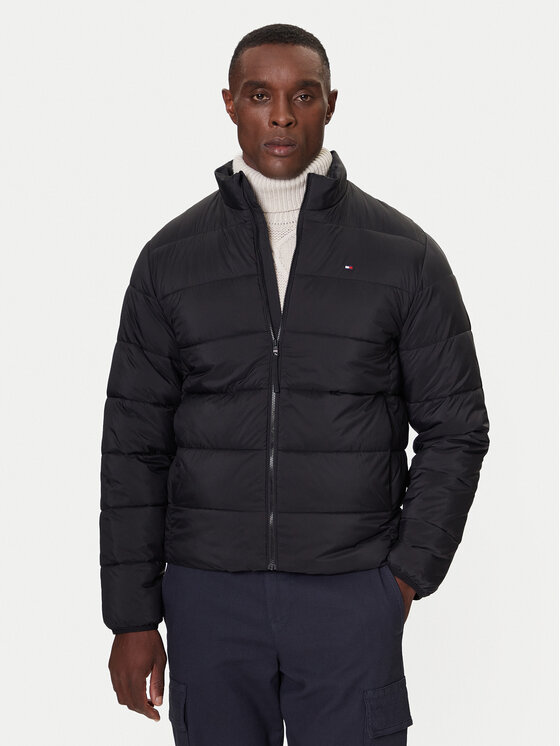 Tommy Hilfiger Kurtka zimowa MW0MW41982 Czarny Regular Fit