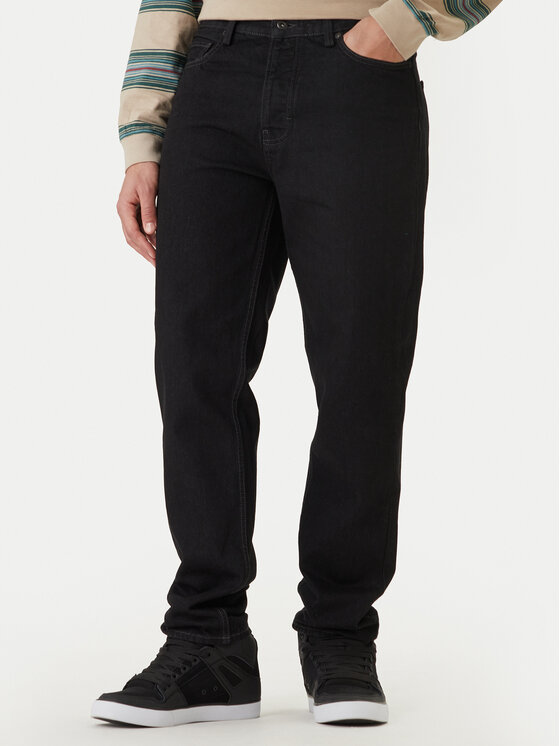 Element Jeansy Regular 5 Denim ELYDP00131 Czarny Tapered Fit