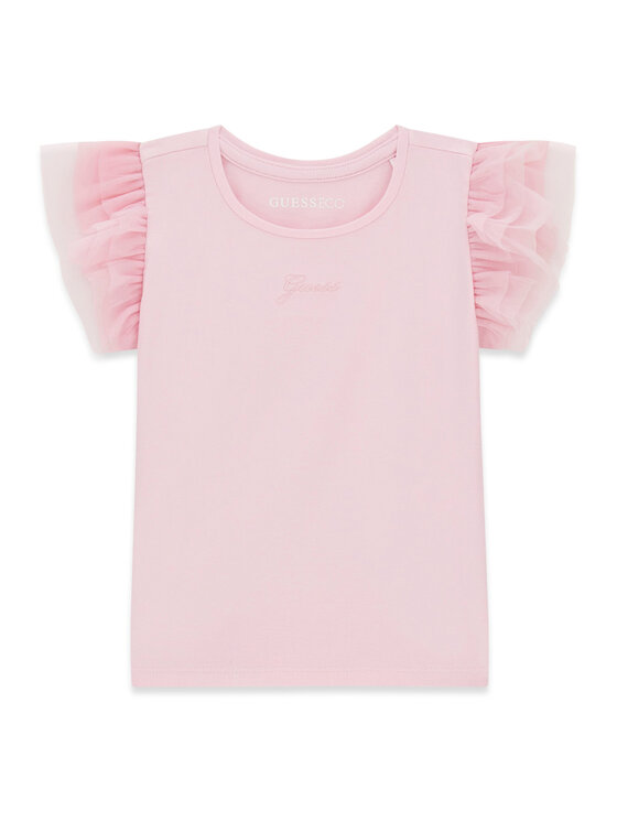 Guess T-Shirt K6GI19 K6YW4 Różowy Regular Fit