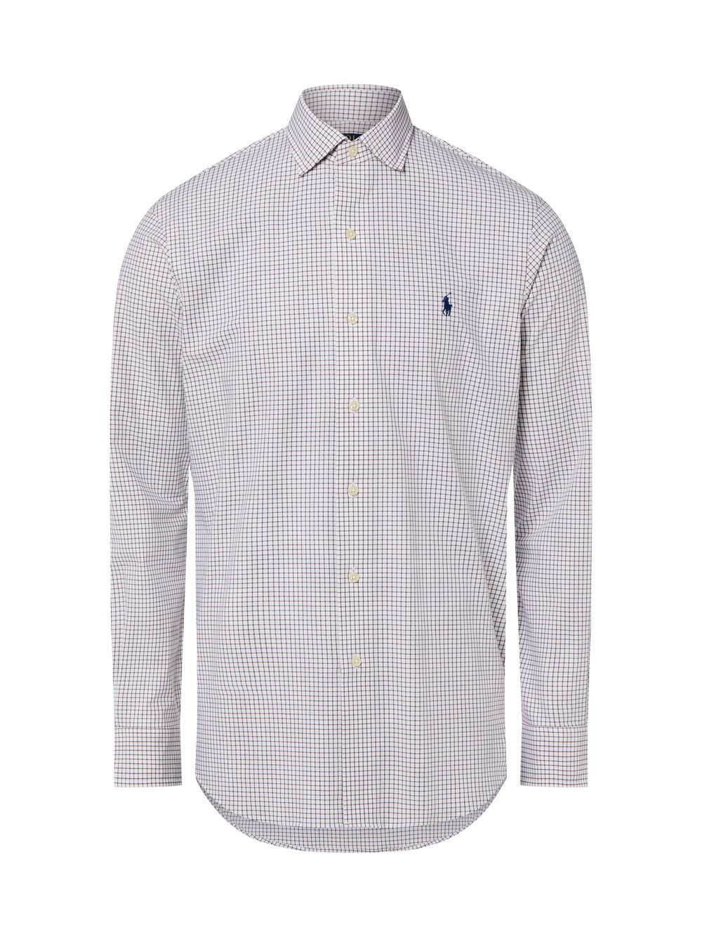 Polo Ralph Lauren Męska koszula biznesowa Mężczyźni Modern Fit Bawełna brązowy, XL